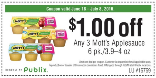 mott's coupon publix