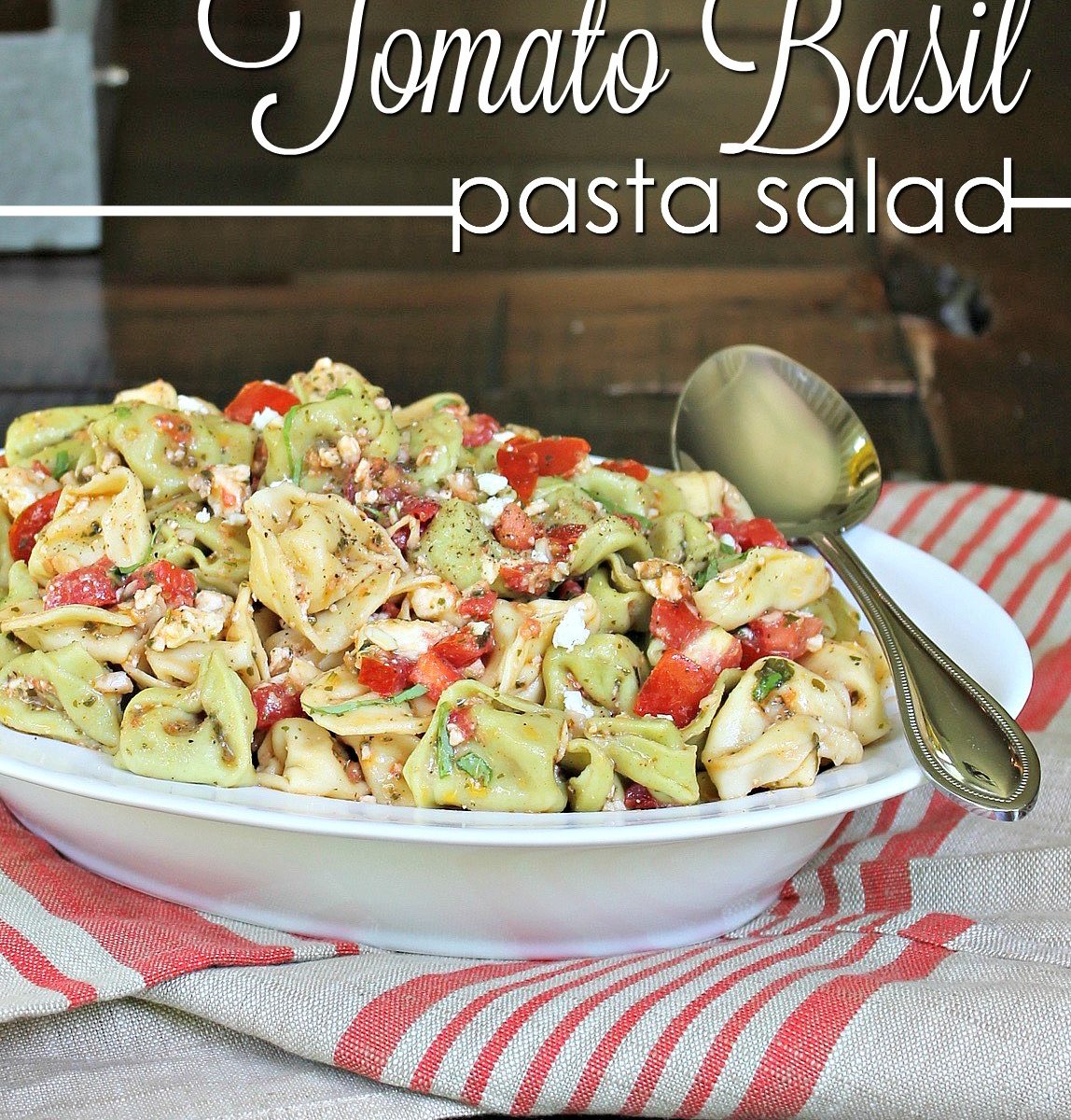 Tomato Basil Pasta Salad – Quick & Convenient With Buitoni Pasta & Sauce!