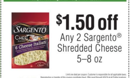 Save On Sargento Cheese With The Publix Coupon + Reminder To Vote In The Chopped At Home Challenge