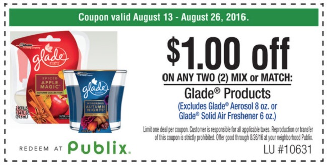 glade coupon