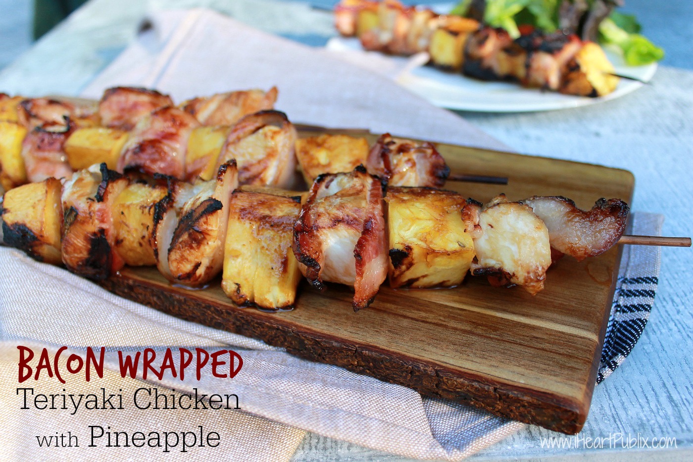 Bacon Wrapped Teriyaki Chicken with Pineapple – Made With The Great Taste Of Wright Brand Bacon