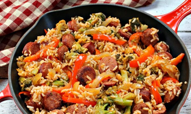 Easy Smoked Sausage Skillet Recipe – Quick, Convenient & A Super Price When You Shop At Publix!
