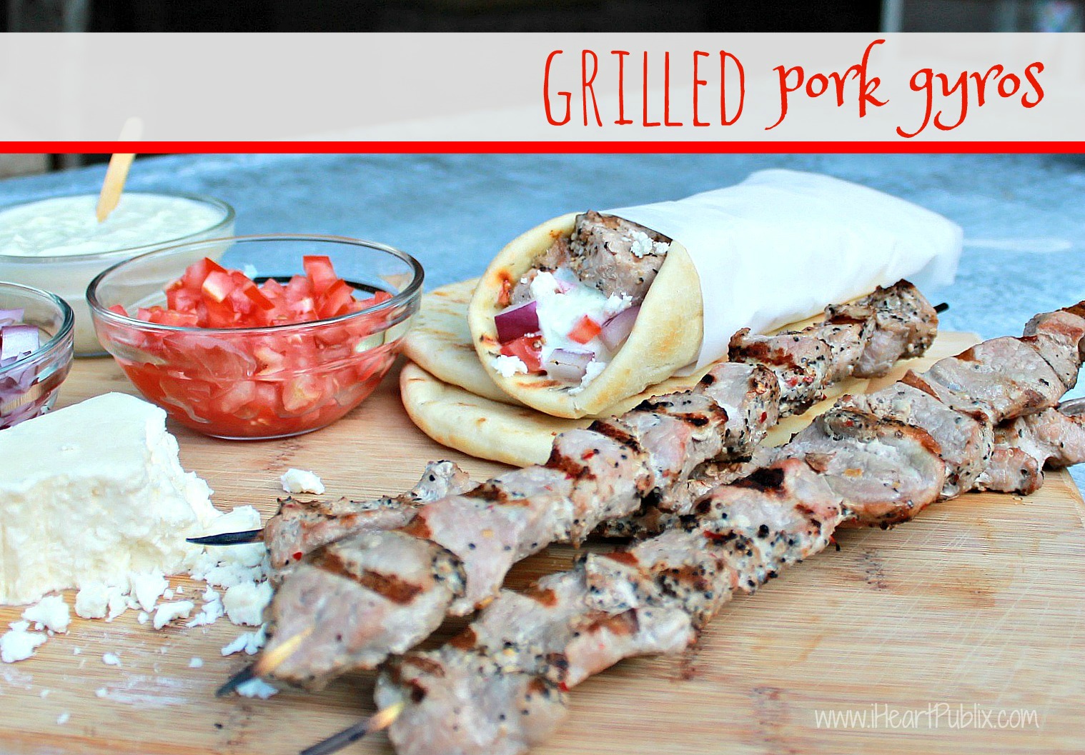 Grilled Pork Gyros Quick & Easy With Smithfield Marinated Pork 