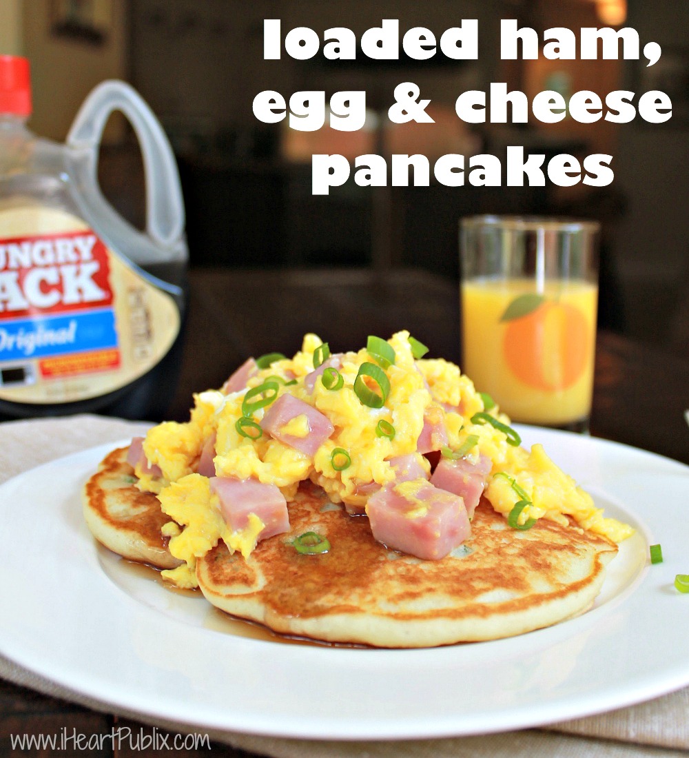 Loaded Ham, Egg & Cheese Pancakes Easy Meal Option At A Great Price