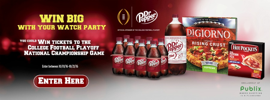 Enter For A Chance To Win A Trip To The College Football Playoff National Championship Or Big Publix Gift Cards!