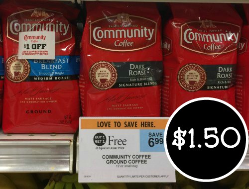 Community Coffee Just 1 50 At Publix