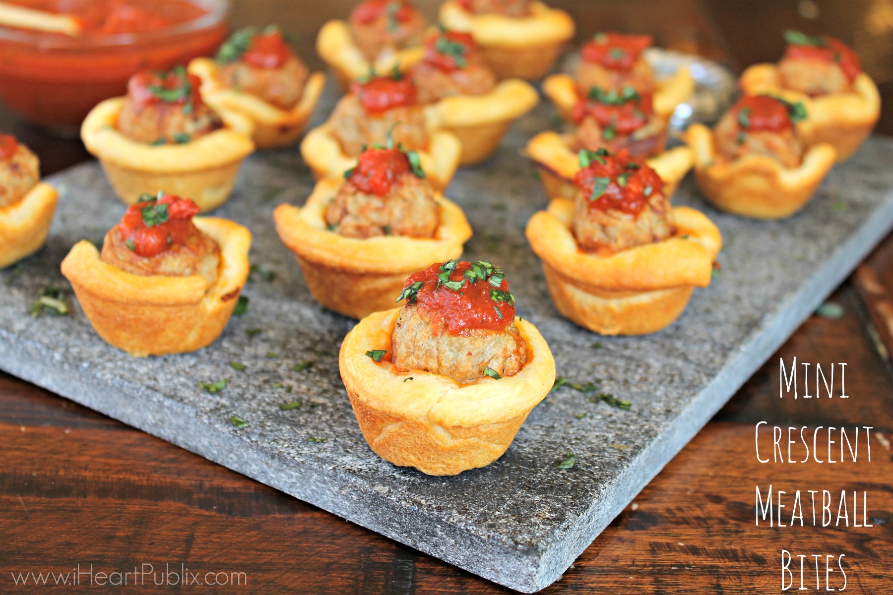 Mini Crescent Meatball Bites