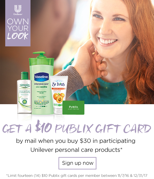 Publix Own Your Look Program Earn A 10 Publix Gift Card With Your