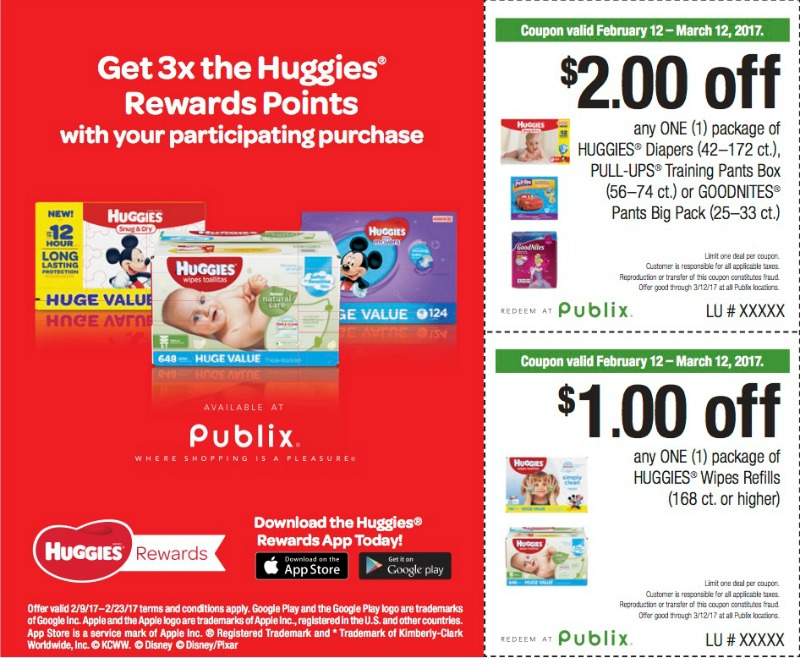 Earn 3x Huggies Rewards Points With Your Participating Purchase At