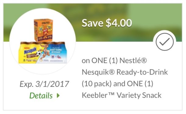 Huge Savings On Nestlé® Nesquik® &amp; Keebler™ Variety Snack Pack At ...