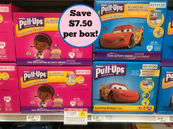 huggies pull ups box