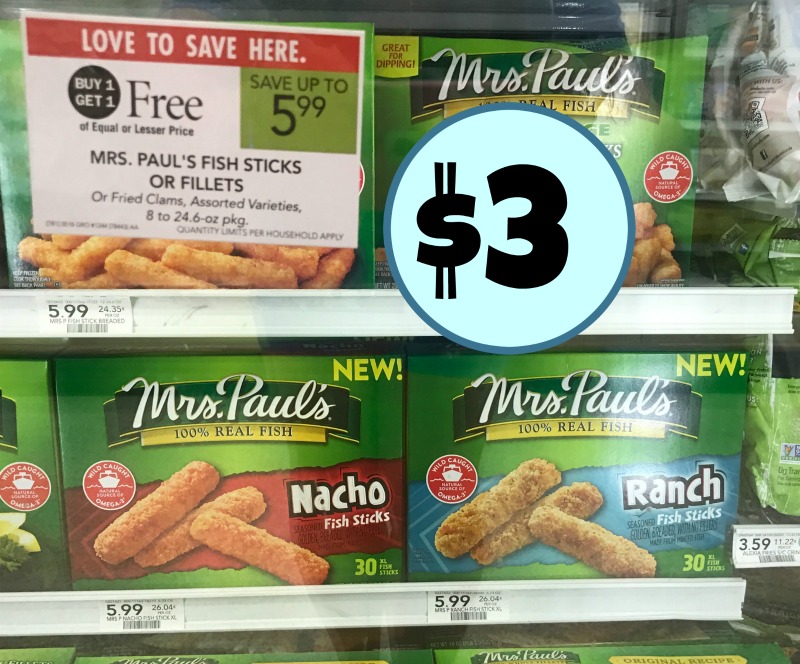 Stock Up On Mrs. Paul’s® Seasoned Fish Sticks With The BOGO Sale At Publix!