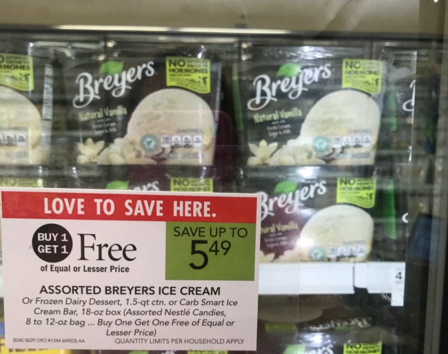 Breyers Ice Cream, I Heart Publix