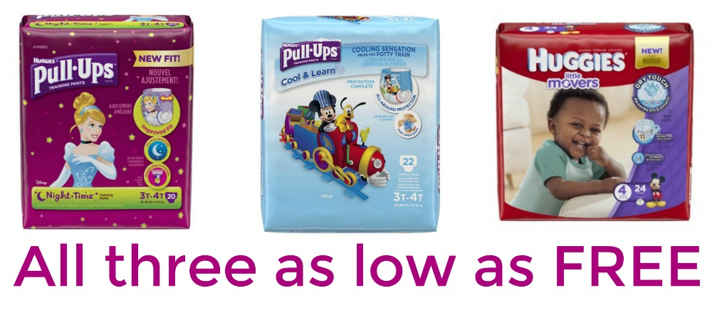 Amazing Deal On Huggies Pull Ups Diapers At Publix 3 Packs As Low Free After All Offers