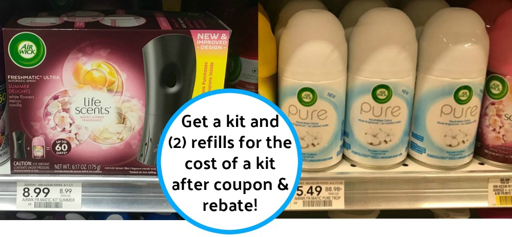 Fantastic Deal On Air Wick Freshmatic Starter Refill At Publix New 