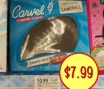 Carvel Game Ball Ice Cream Cake – Just $7.99 At Publix (Plus TEN More Readers Win A Coupon For A Free Cake – $25 Value)