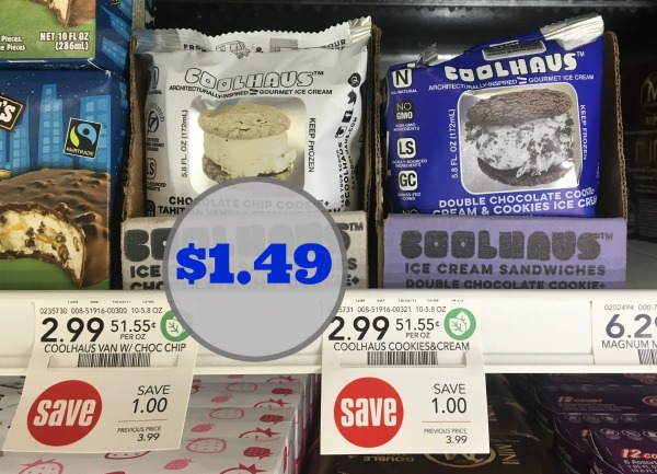 Coolhaus Ice Cream Sandwich Coupons - $1.49 At Publix