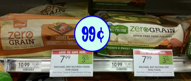 rachael ray zero grain dog food coupon