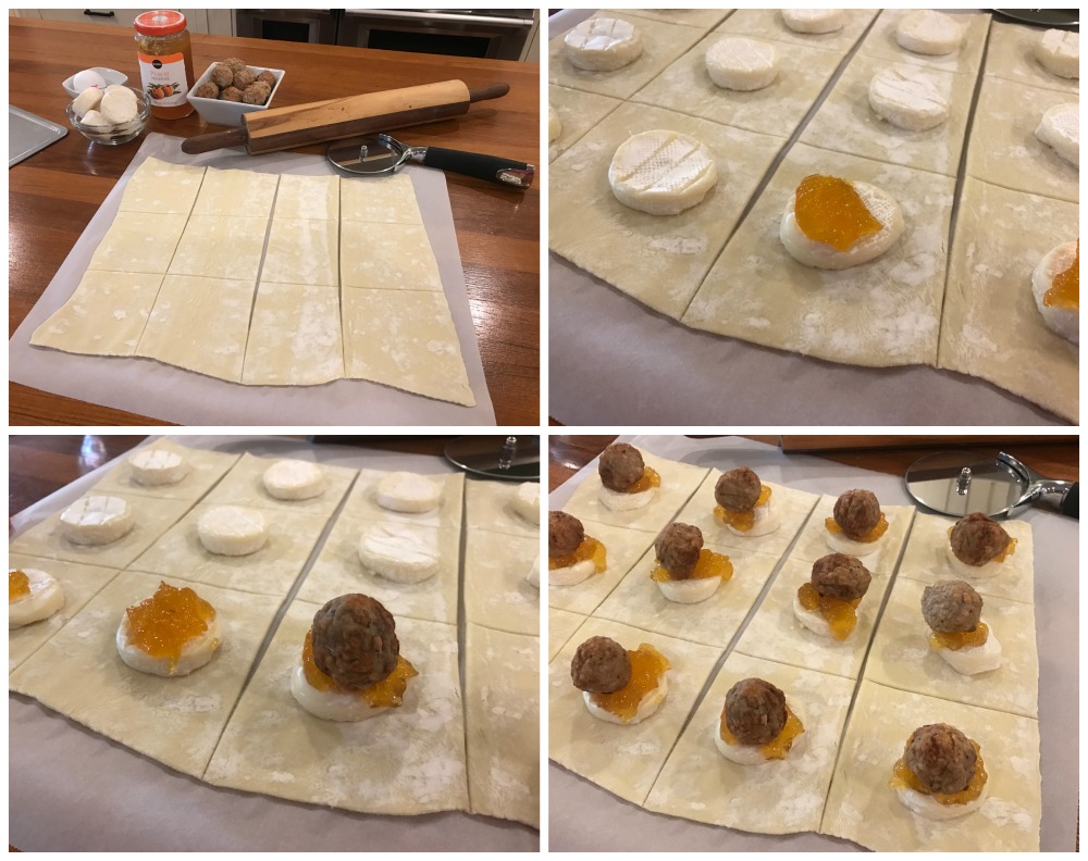 Peachy Meatball Brie Bites Amazing Holiday Appetizer Made With Cooked Perfect Meatballs (Get