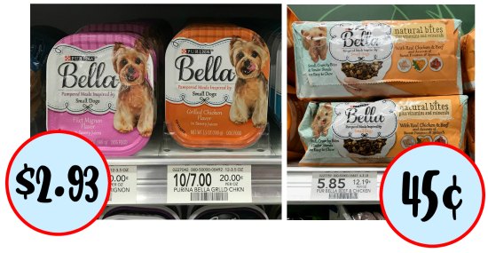 purina bella dog food coupons