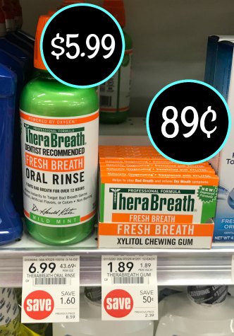 New Therabreath Coupons Sale At Publix Chewing Gum Just 89