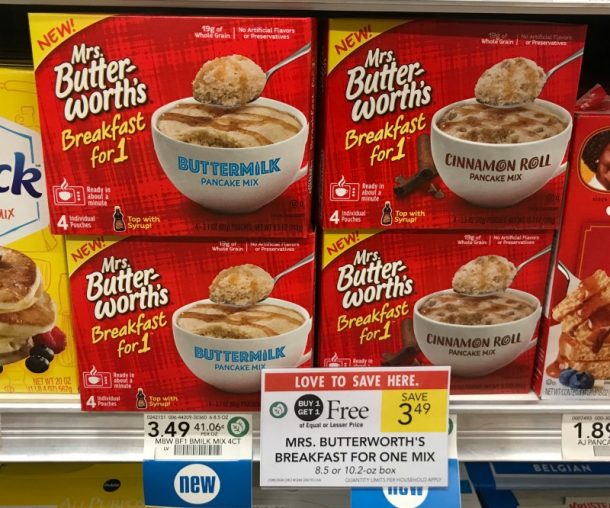 Grab A Great Deal On Mrs. Butterworth’s® Breakfast for 1™ Products In ...