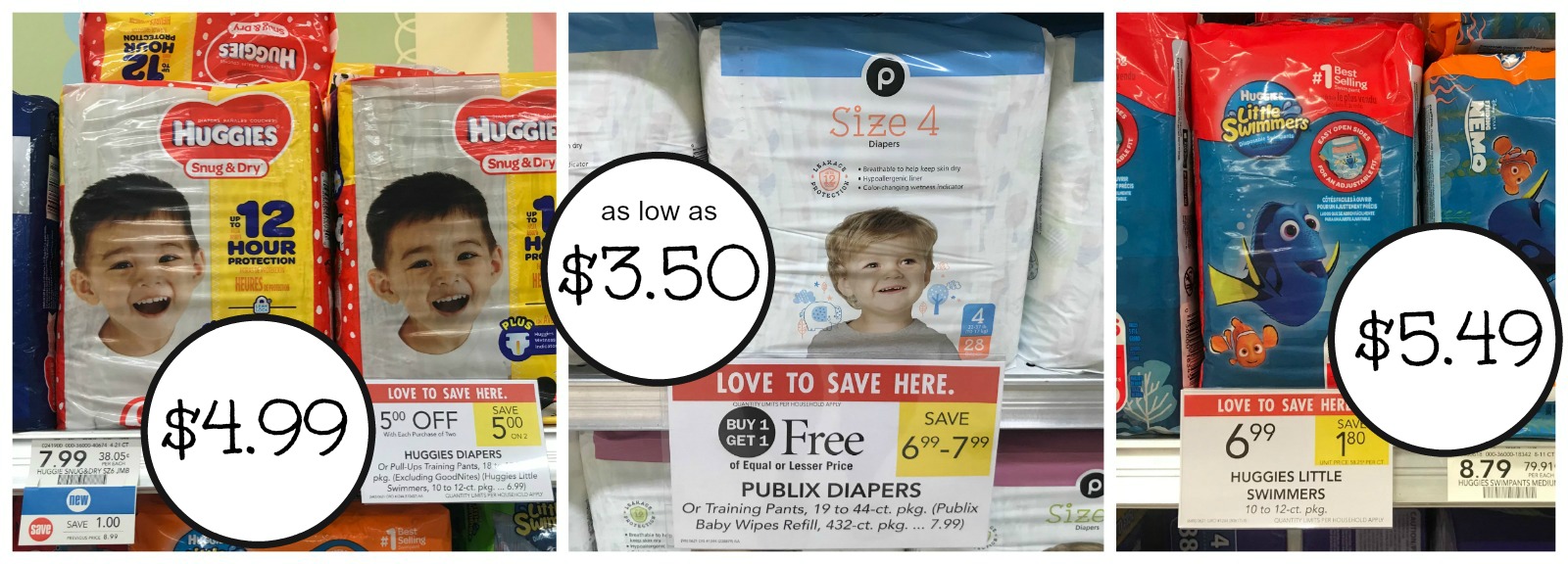 publix swim diapers