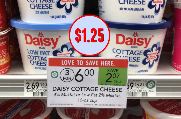 Daisy Cottage Cheese Just 1 25 At Publix
