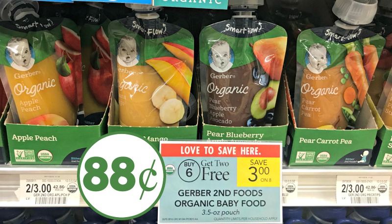 gerber baby food pouches