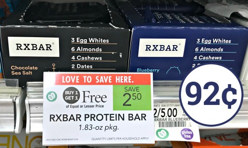RXBAR Protein Bar, I Heart Publix