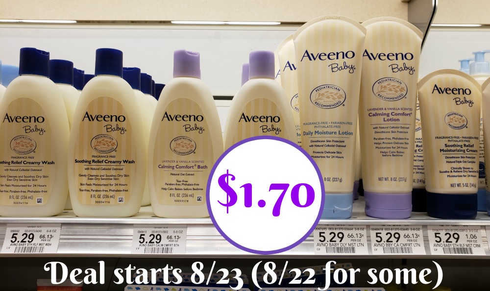 aveeno baby sale