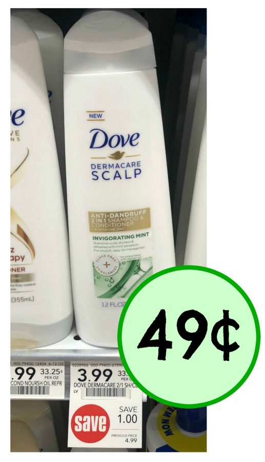 High Value Dove Dermacare Coupons Haircare Just 49 At Publix