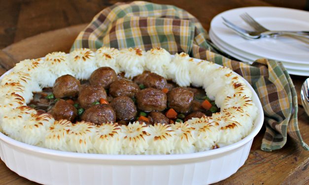 Shortcut Meatball Shepherd’s Pie Recipe To Go With The Armour Meatball BOGO Sale