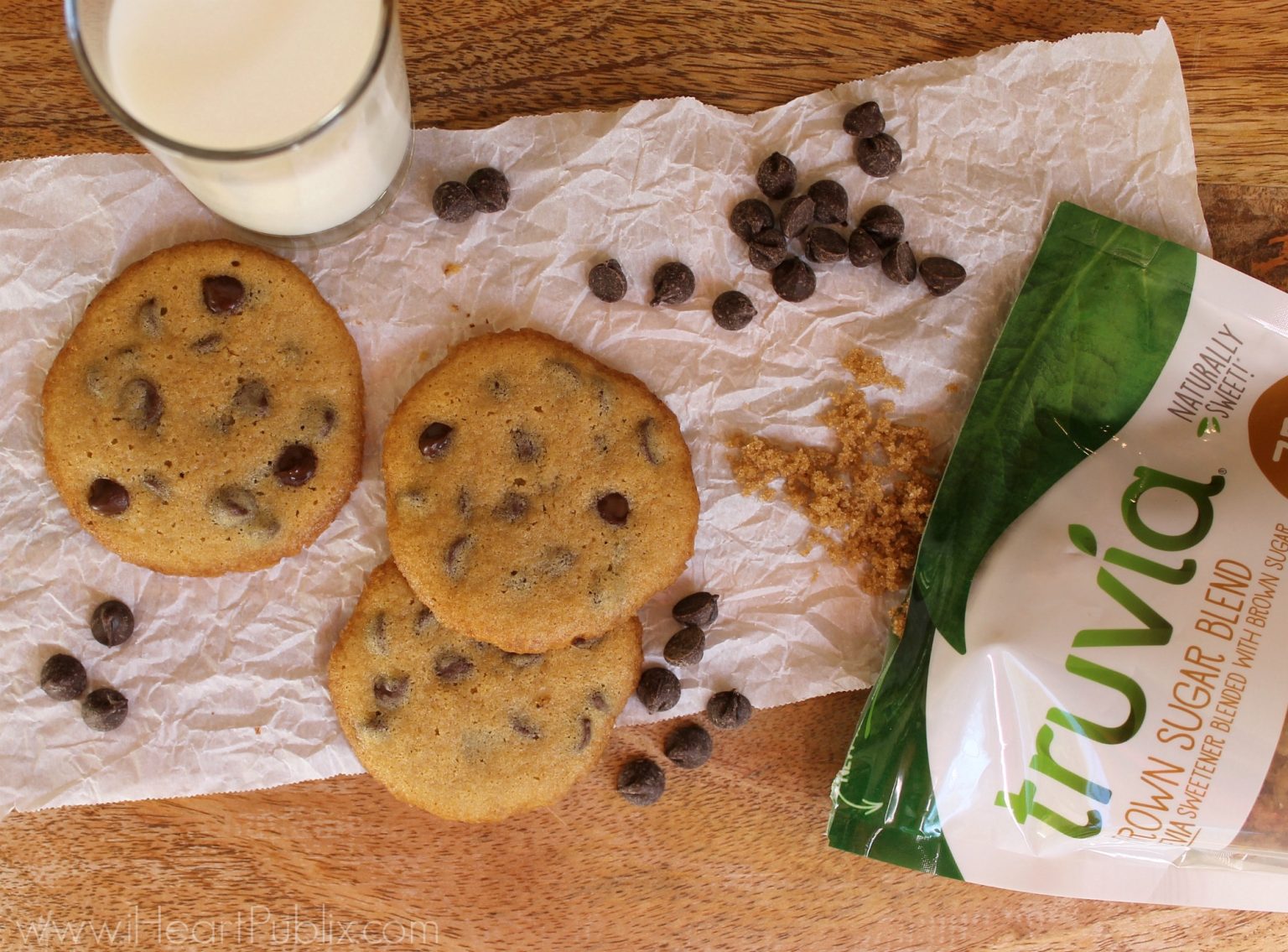 Soft and Chewy Chocolate Chip Cookies Recipe with Truvia® Brown Sugar