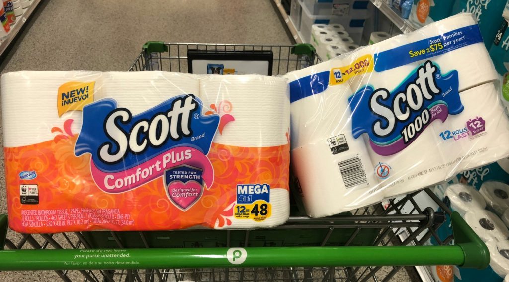 High Value Scott Comfort Plus or Scott® 1000 Toilet Paper