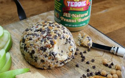 Peanut Butter Turtle Cheese Ball – Easy & Tasty Holiday Treat Made With Teddie All Natural Peanut Butter (Save Now At Publix!)