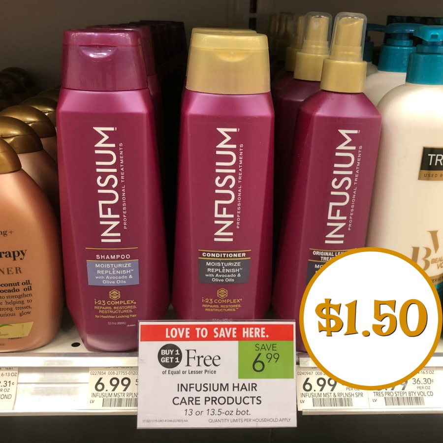 Infusium Hair Care Products Just 1 50 At Publix