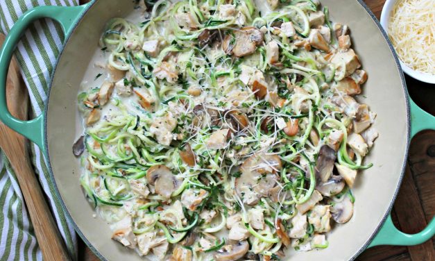 Creamy Mushroom Pork & Zoodles – Get Everything You Need At Publix (+ Look For An Arla Sampling This Weekend)