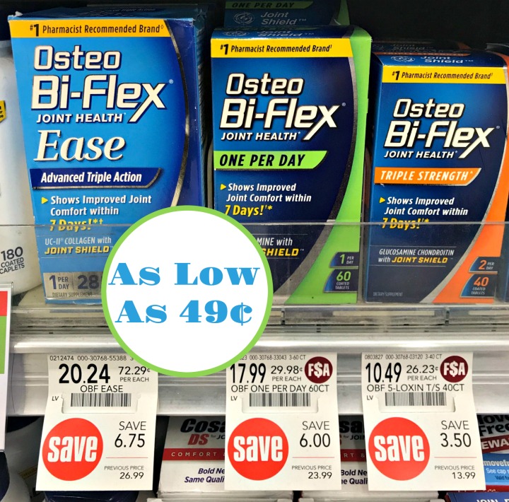 New Osteo Bi Flex Coupon Supplements As Low As 49 At Publix