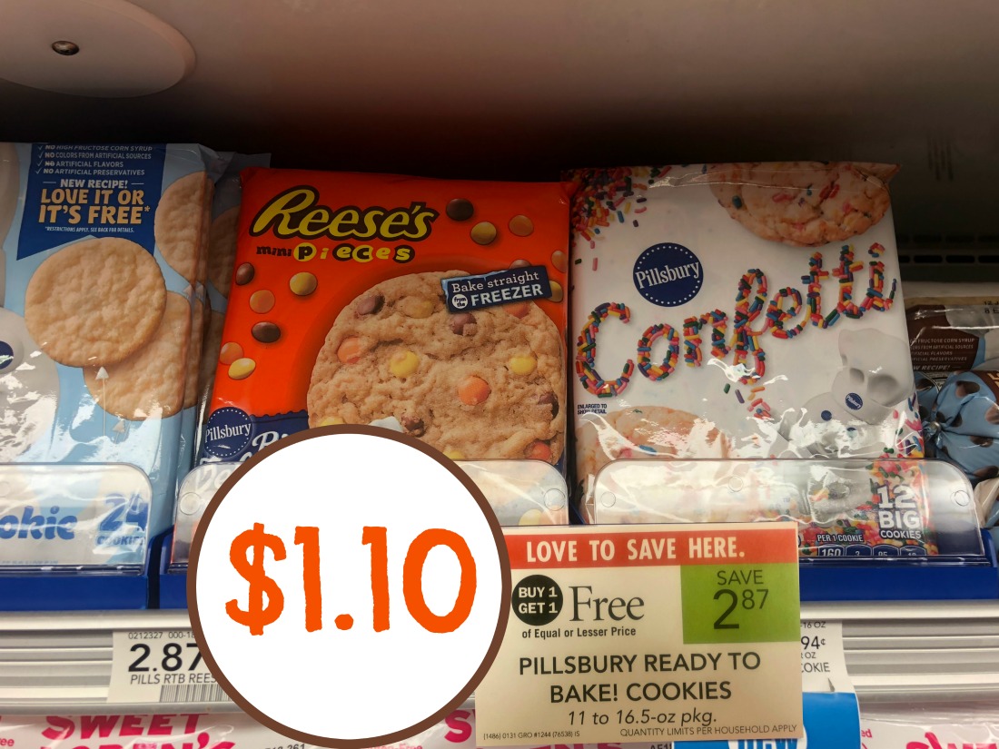 Pillsbury Ready To Bake! Cookies Only $1.10 At Publix