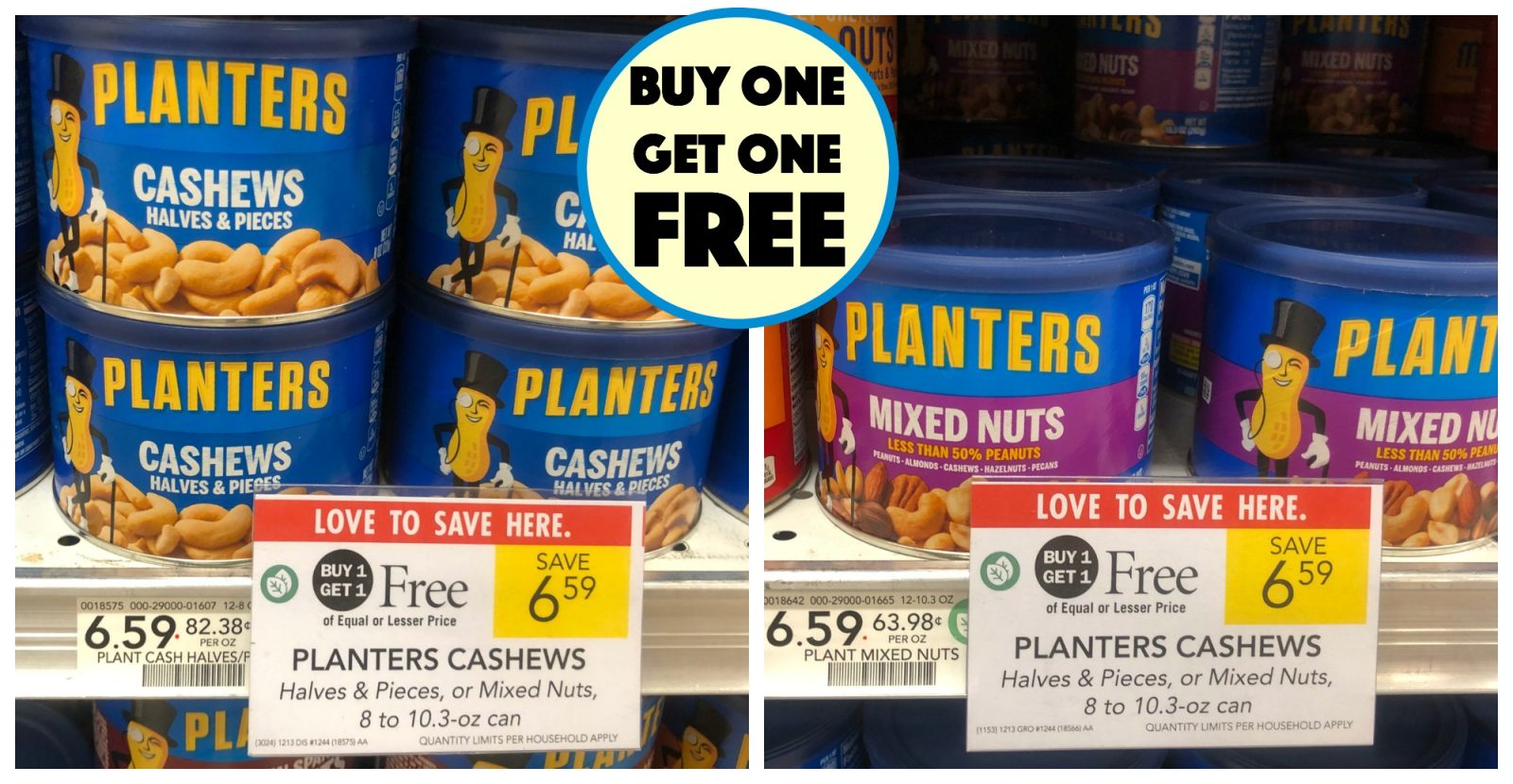 Stock Up On Planters Mixed Nuts & Cashews For The Big Game Buy One