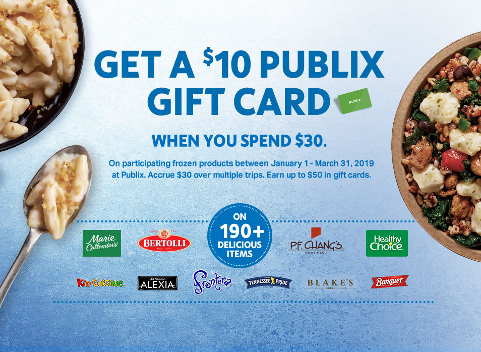 Less Than Two Weeks To Earn A Publix Gift Card With The Frozen Rewards Club Program!
