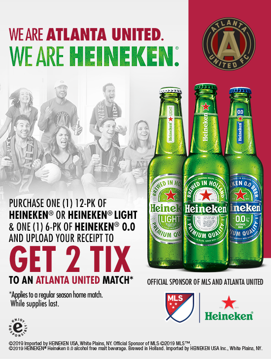 Georgia Residents Get Two Tickets To An Atlanta United Match With Heineken Purchase At Publix