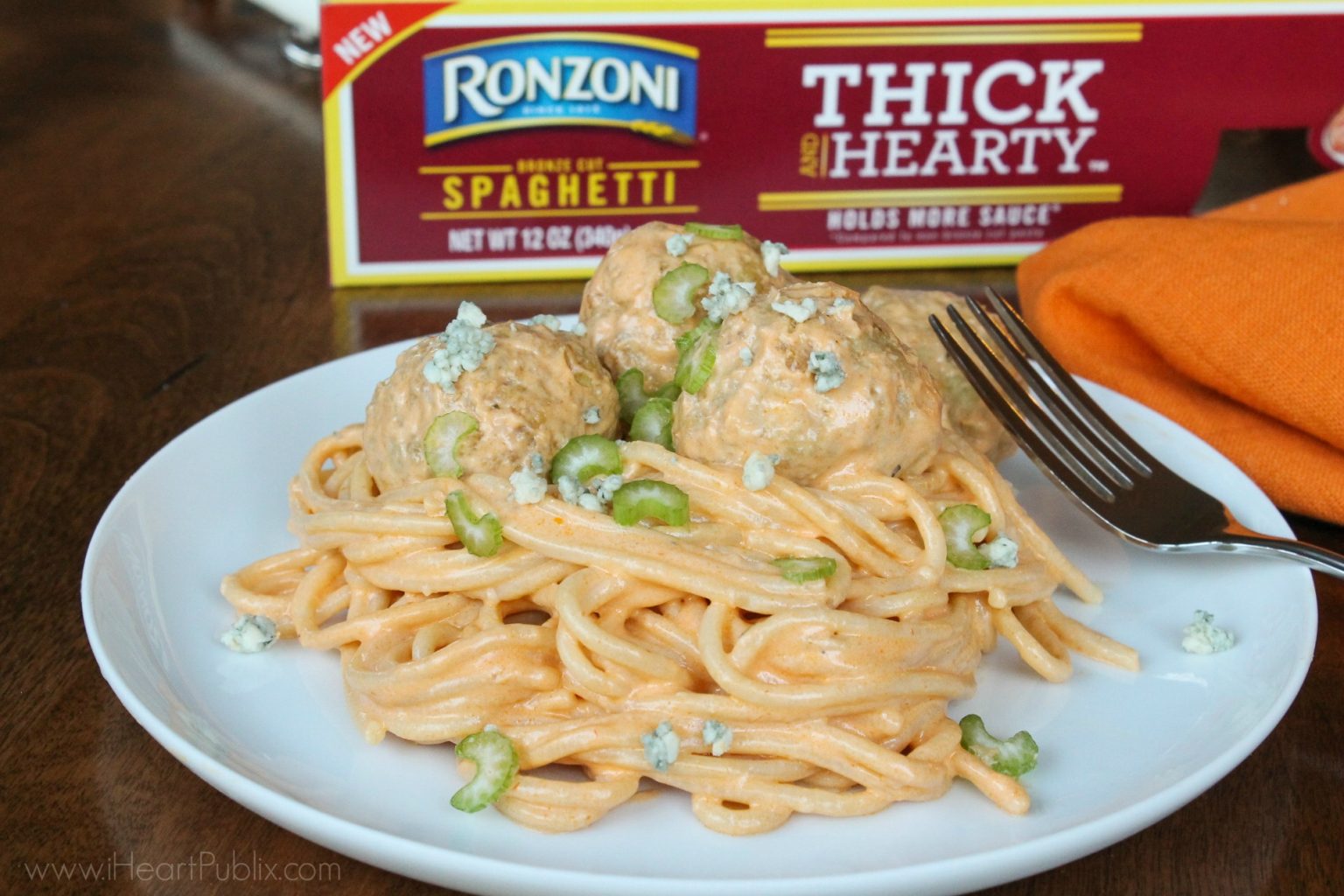 Buffalo Spaghetti With Chicken Meatballs Get Everything You Need At