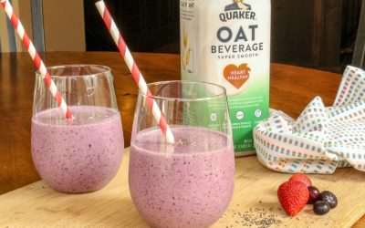 Chia Berry Smoothie Made With Quaker Oat Beverage – Save At Publix!