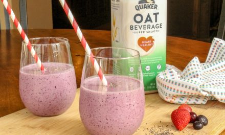 Chia Berry Smoothie Made With Quaker Oat Beverage – Save At Publix!