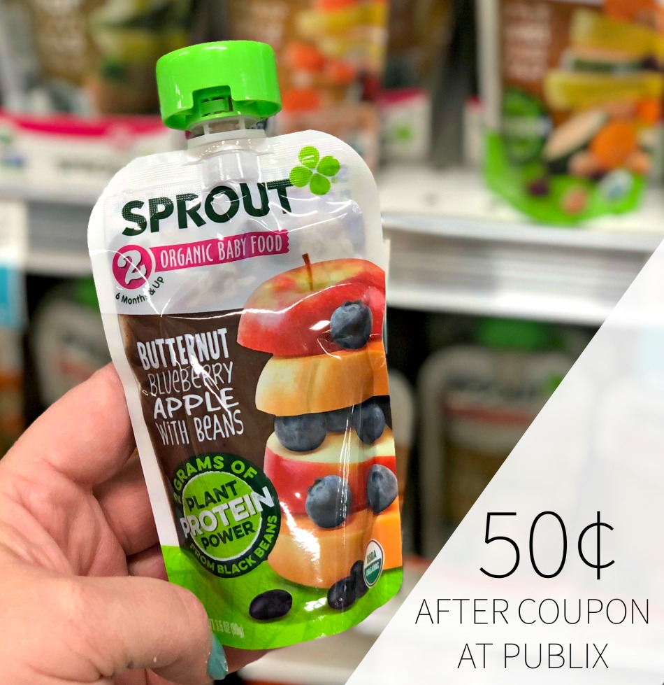 Find A Variety Of Meat & Protein Options From Sprout To Satisfy Baby’s Growing Appetite – Pouches On Sale Now At Publix