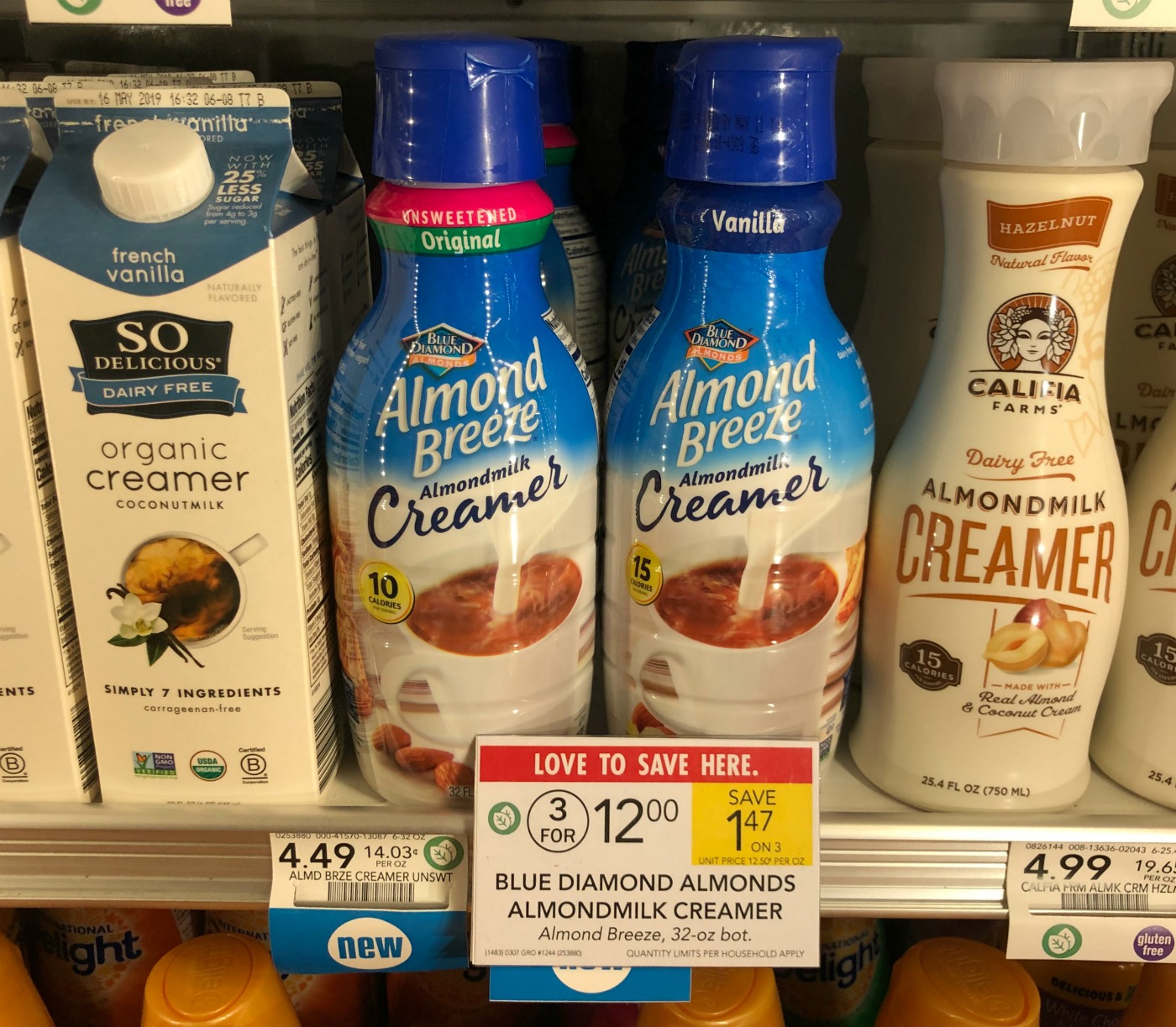 Almond Breeze Almondmilk Creamer coupon, I Heart Publix