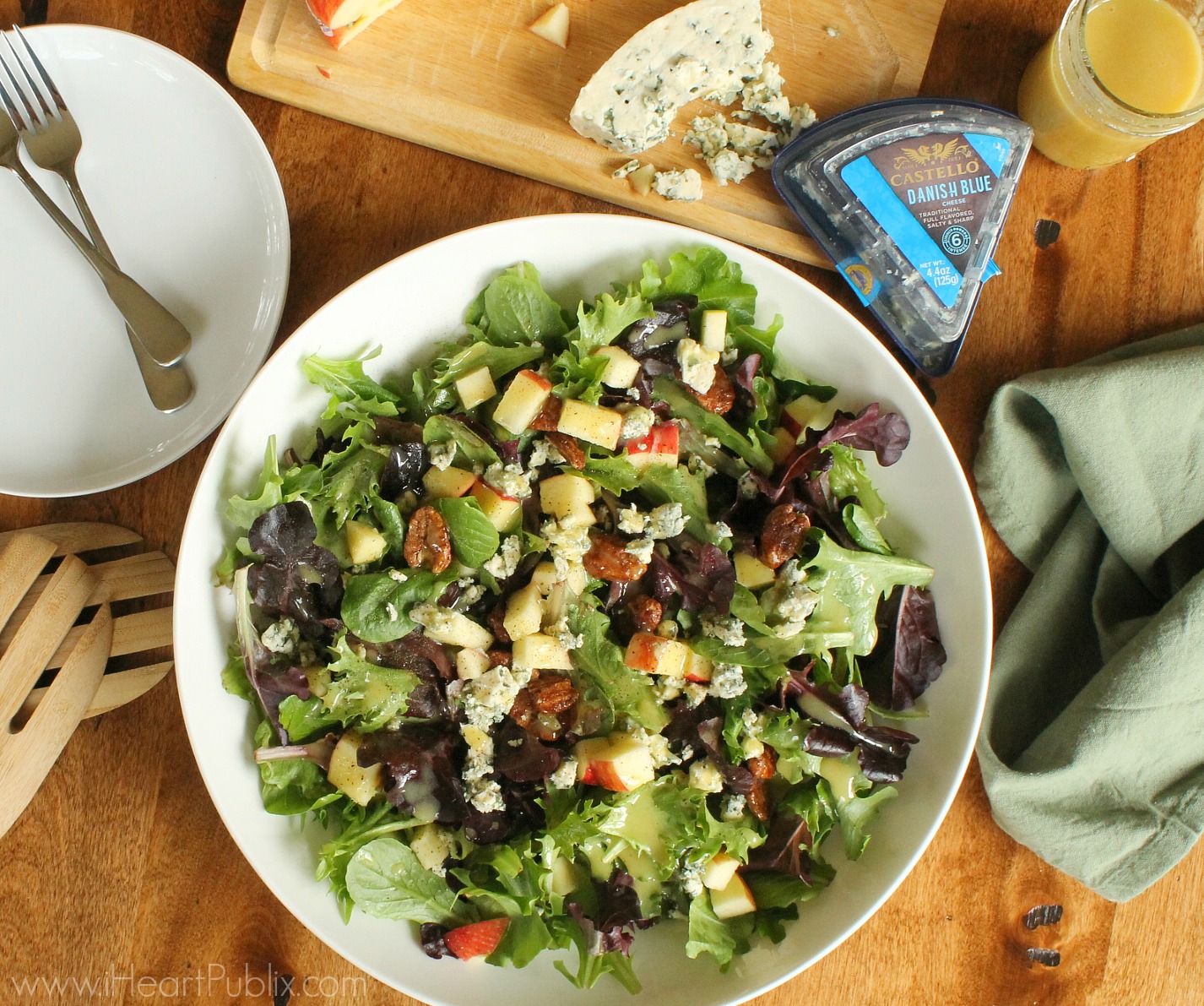 Serve Up This Braeburn Salad At Your Next Date Night At Home – Save Now On Castello Cheese At Publix!