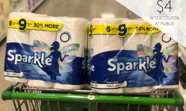Fantastic Deal On Sparkle Paper Towels This Week At Publix – $4 Per Pack!